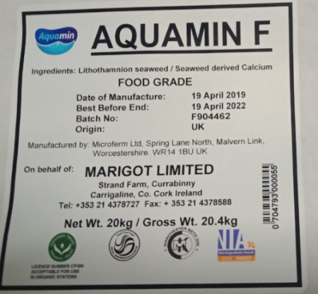 Aquamin F- Chiết xuất Canxi từ tảo biển đỏ Ireland